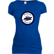 Подовжена футболка yacht club 1912