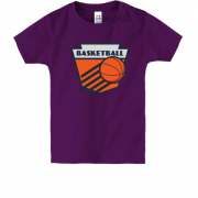 Дитяча футболка з логотипом Basketball