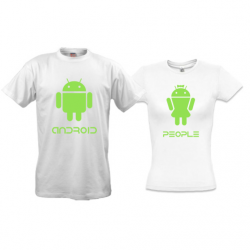 Парные футболки Android People