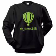 Світшот для дизайнера "my_format.CDR"
