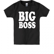 Детская футболка для начальника "Big boss"
