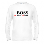 Чоловічий лонгслів для шефа "не hugo, но boss"
