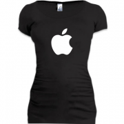 Женская удлиненная футболка Apple light