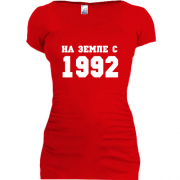 Женская удлиненная футболка На земле с 1992