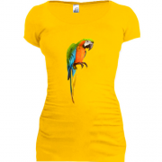 Подовжена футболка з папугою (1)