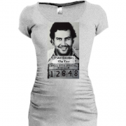 Подовжена футболка з Пабло Ескобаром
