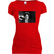 Подовжена футболка з Чарльзом Чапліним