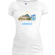 Подовжена футболка з визначними пам'ятками Греції