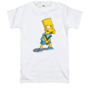 Футболка Барт Симпсон с рогаткой