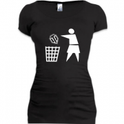 Женская удлиненная футболка Мечты о WOT