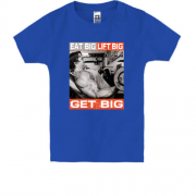 Детская футболка с Шварценеггером "Get Big"