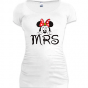 Подовжена футболка з Міні Маус "mrs"