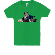 Детская футболка с Ганнибалом Лектером и черепом