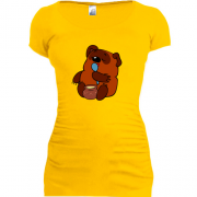 Подовжена футболка з Вінні Пухом і медом