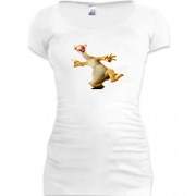 Подовжена футболка з лінивцем з мультфільму "Льодовиковий період"