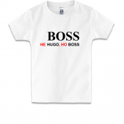 Детская футболка для шефа "не hugo, но boss"