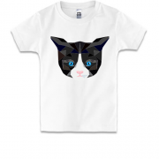 Дитяча футболка з дизайнерським котиком (2)