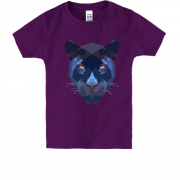 Детская футболка с дизайнерской пантерой