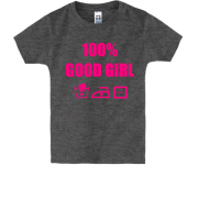 Детская футболка 100% Good girl
