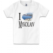 Детская футболка Я люблю Николаев