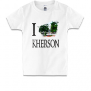 Детская футболка Я люблю Херсон