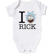 Детское боди Rick And Morty - I Love Rick