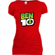 Подовжена футболка з логотипом мультфільму "Бен-10"