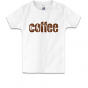 Детская футболка для бариста "koffe"