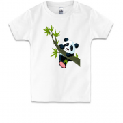 Дитяча футболка з пандою на дереві