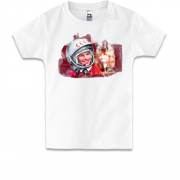 Детская футболка с Юрием Гагариным