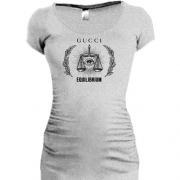 Подовжена футболка Gucci equilibrium