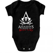 Детское боди с лого Assassin’s Creed IV Black Flag