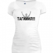 Женская удлиненная футболка Тагил