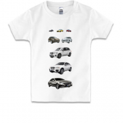 Детская футболка с автомобилями "игрушки больших мальчиков"