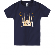 Детская футболка с мечетью и звёздами