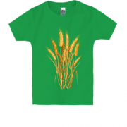 Детская футболка с колосьями пшеницы