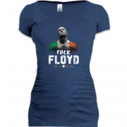 Подовжена футболка з Конором Мак Грегором "Fuck Floyd"