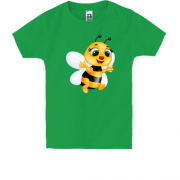 Детская футболка с маленькой пчелой