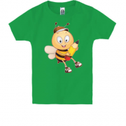 Дитяча футболка з бджолою і олівцем