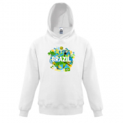 Детская толстовка с бразильским колоритом и надписью "brazil"