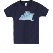 Дитяча футболка з круїзним лайнером