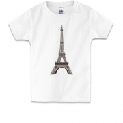 Детская футболка с Эйфелевой башней