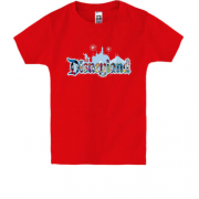 Детская футболка с надписью Disneyland