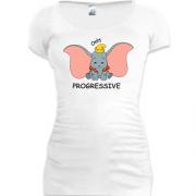 Подовжена футболка Only progressive