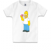 Детская футболка Гомер с Пончиком (3)
