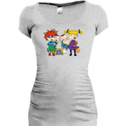 Подовжена футболка з героями мультфільму "Ох вже ці дітки"