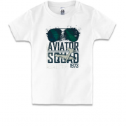 Дитяча футболка з окулярами "aviator squad"