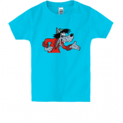 Детская футболка с весёлым Волком (Ну погоди!)
