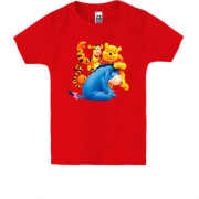 Детская футболка с героями мультика "Винни Пух"