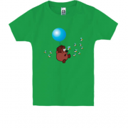 Детская футболка с советским Винни Пухом на шарике